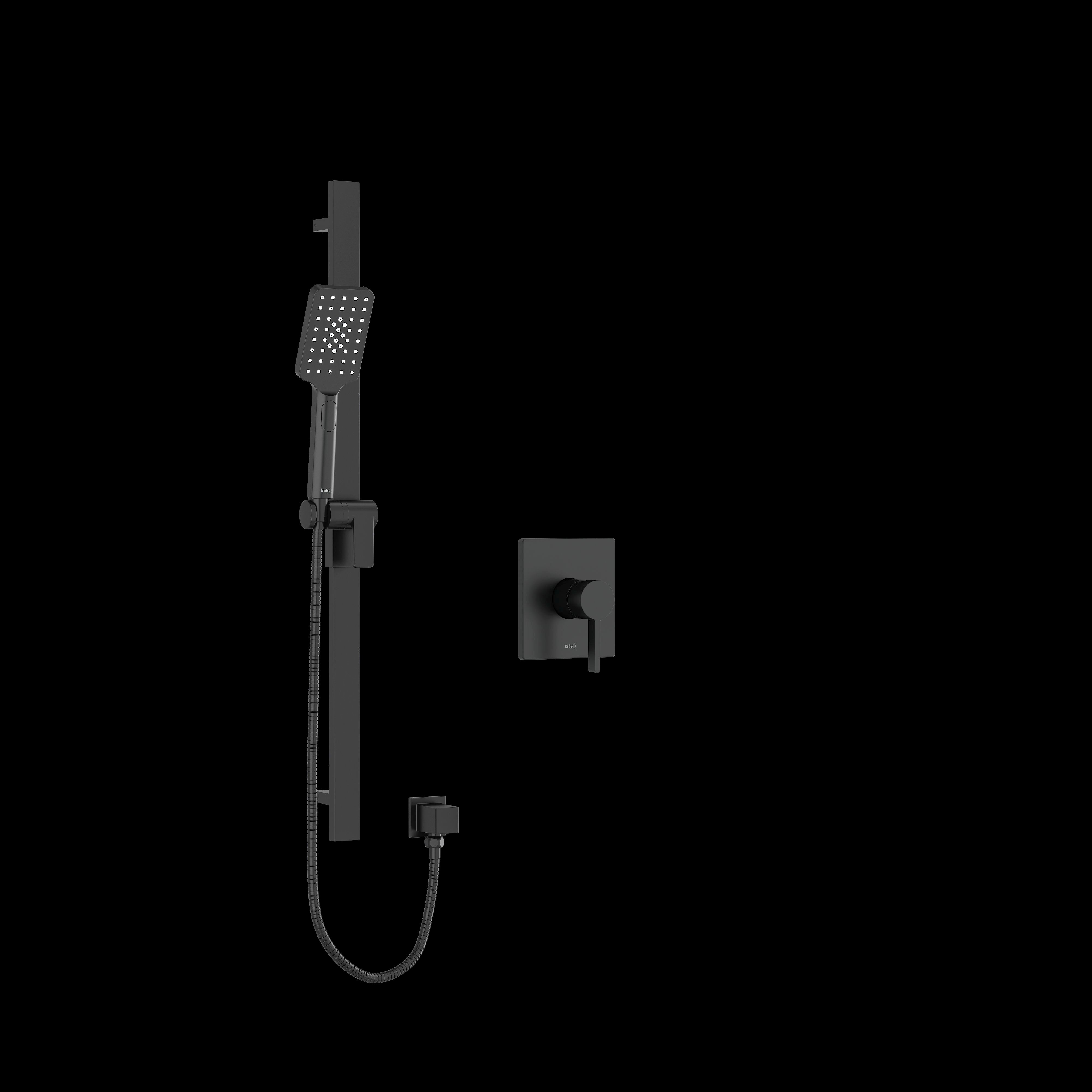 Riobel PXTQ54BK- Type P (pressure balance) shower