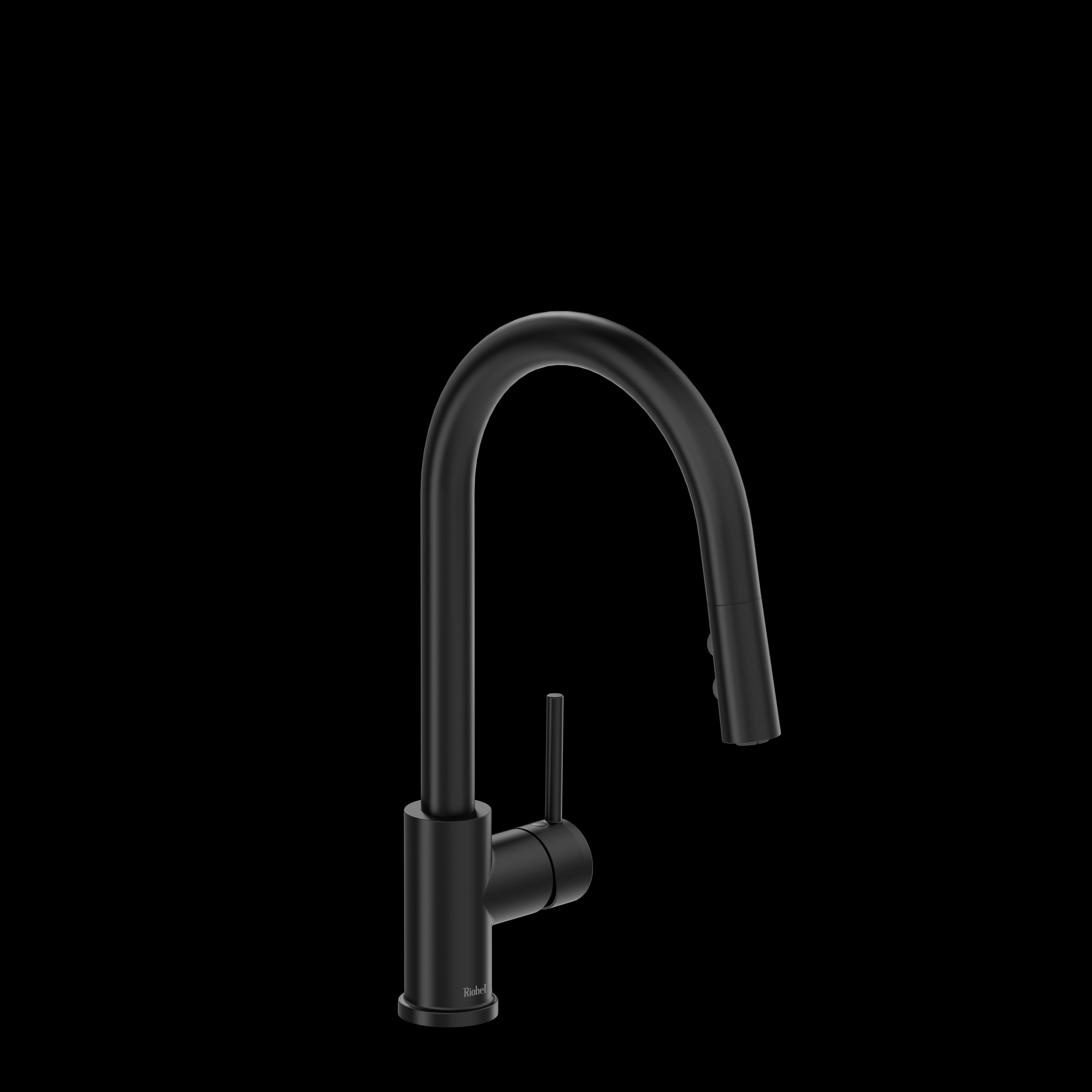 Riobel Pro NJ201BK- Kitchen faucet with spray - FaucetExpress.ca