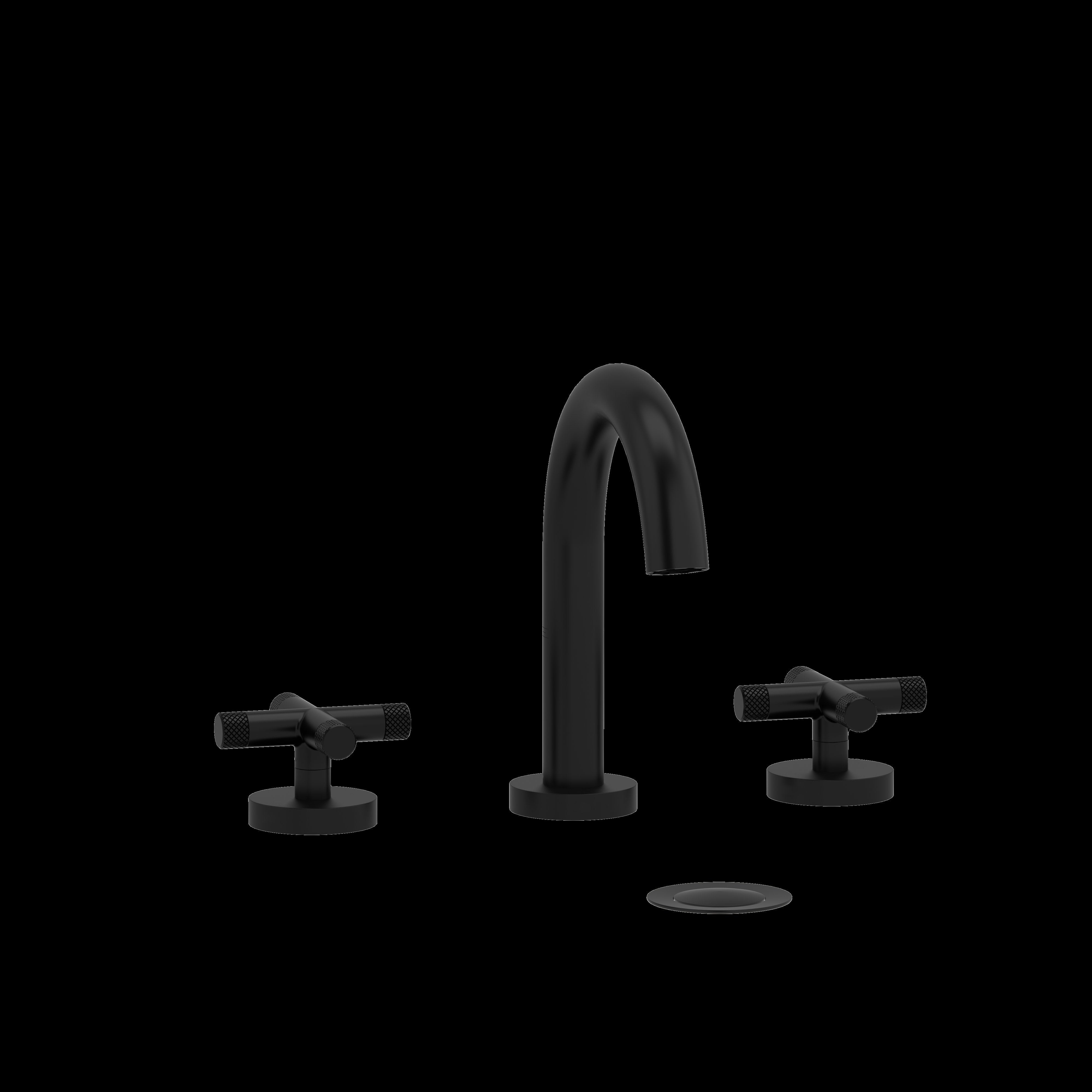 Riobel RU08+KNBK- 8" lavatory faucet