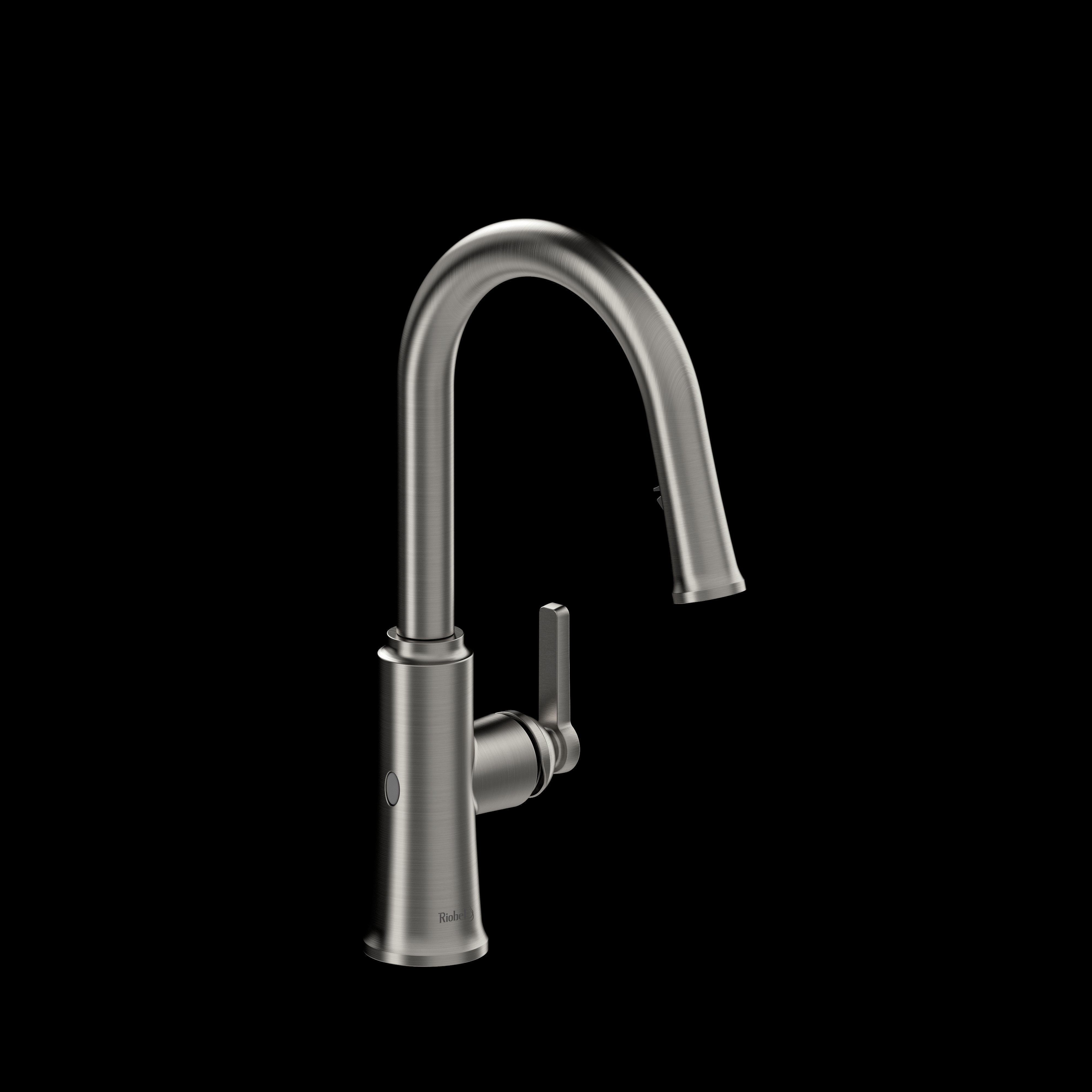 Riobel TTRD111SS- Trattoria touchless kitchen faucet with spray