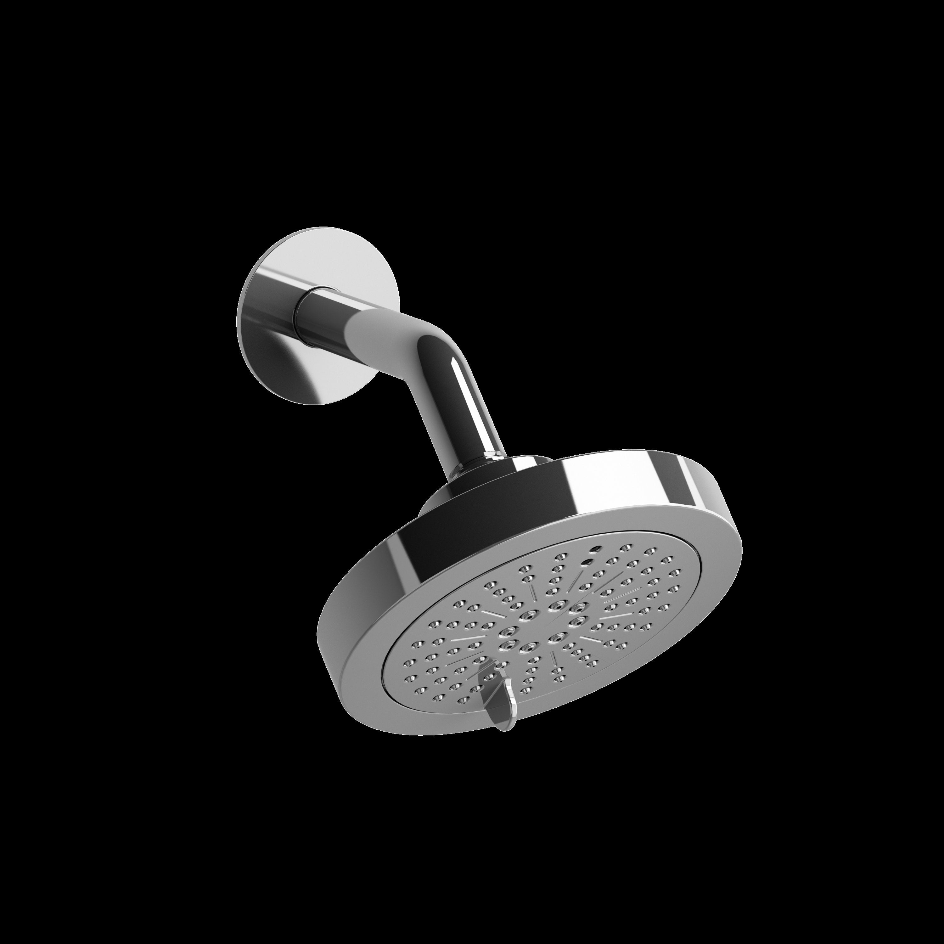 Riobel Pro P366C- 2-jet shower head with arm - FaucetExpress.ca