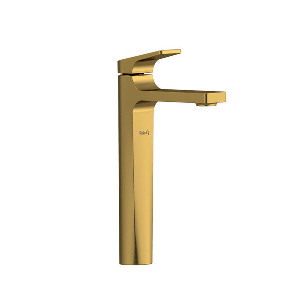 Riobel ODL01BG - Ode Single Hole Bathroom Faucet - Brushed Gold - FaucetExpress.ca