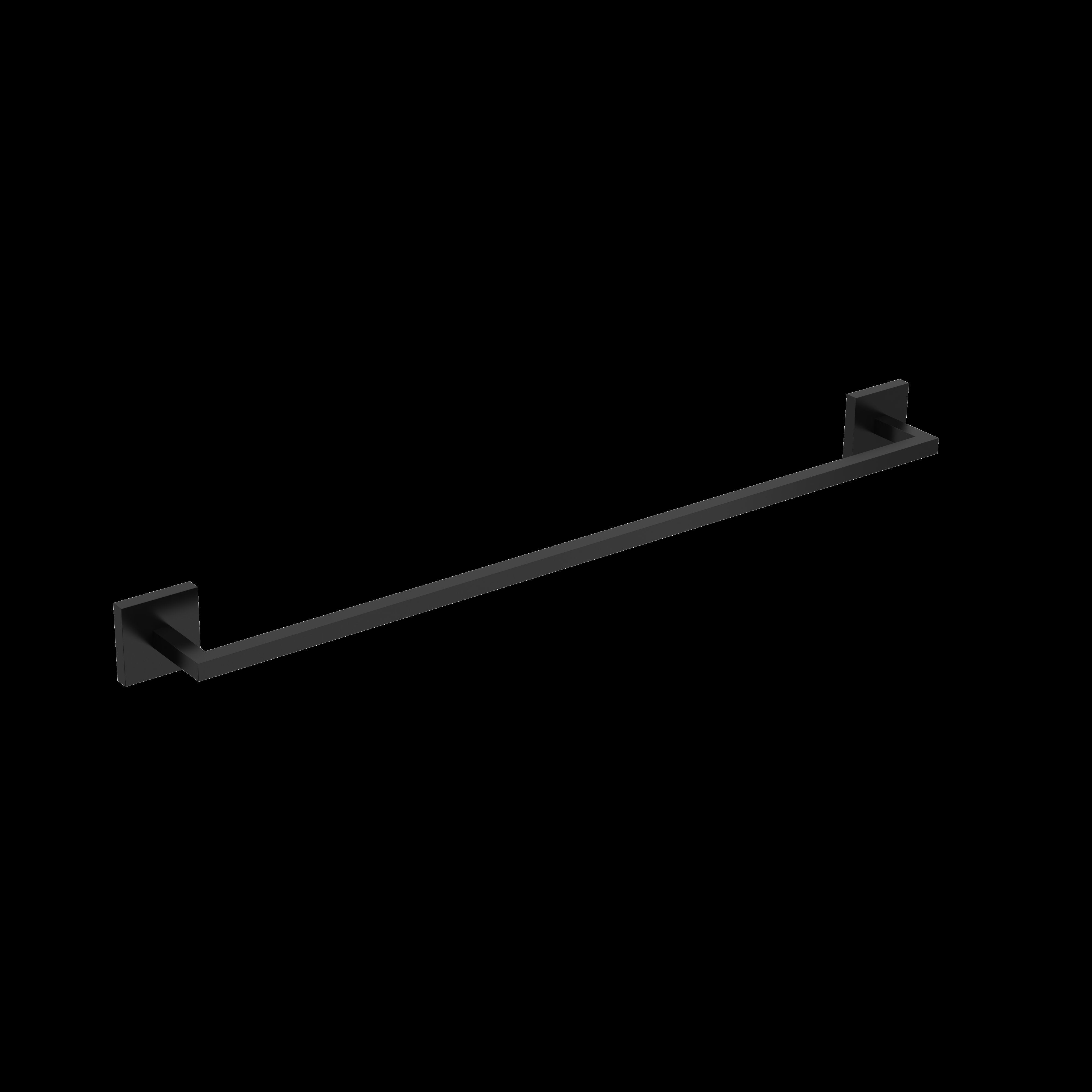 Riobel Pro P945BK- 60 cm (24") towel bar - FaucetExpress.ca