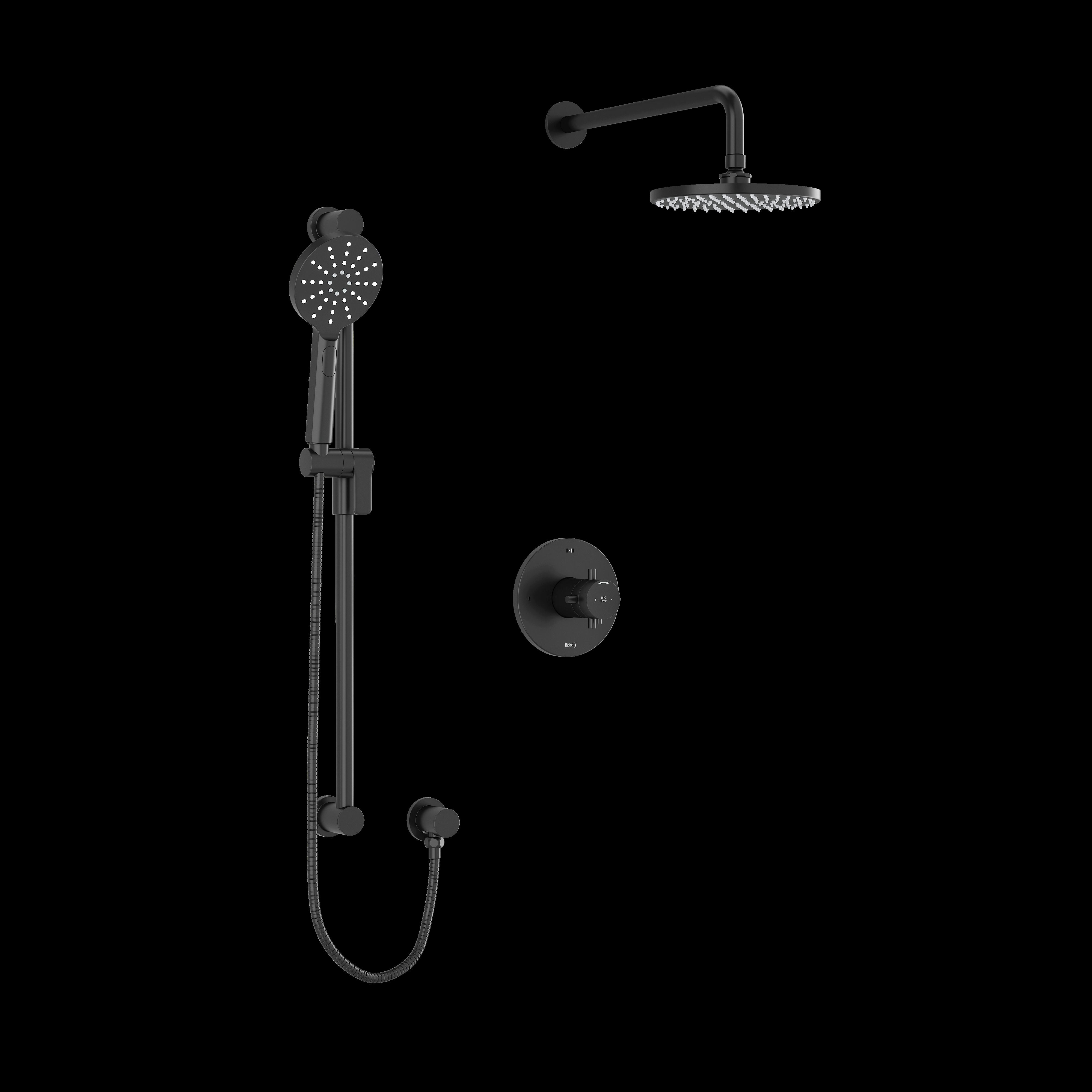 Riobel TKIT323RUTM+BK- KIT#323 trim