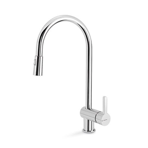 Newform 65925 BCH- Ergo Kitchen Single Lever Sink Mixer - FaucetExpress.ca