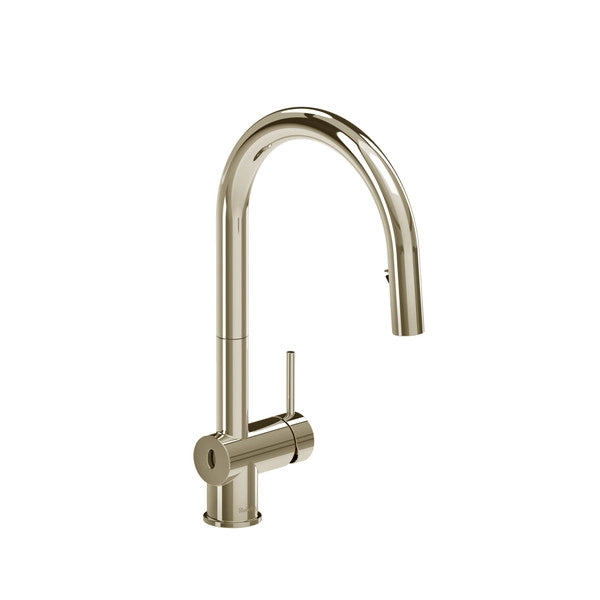 Riobel AZ211PN- Azure Pull-Down Touchless Kitchen Faucet With C-Spout - FaucetExpress.ca