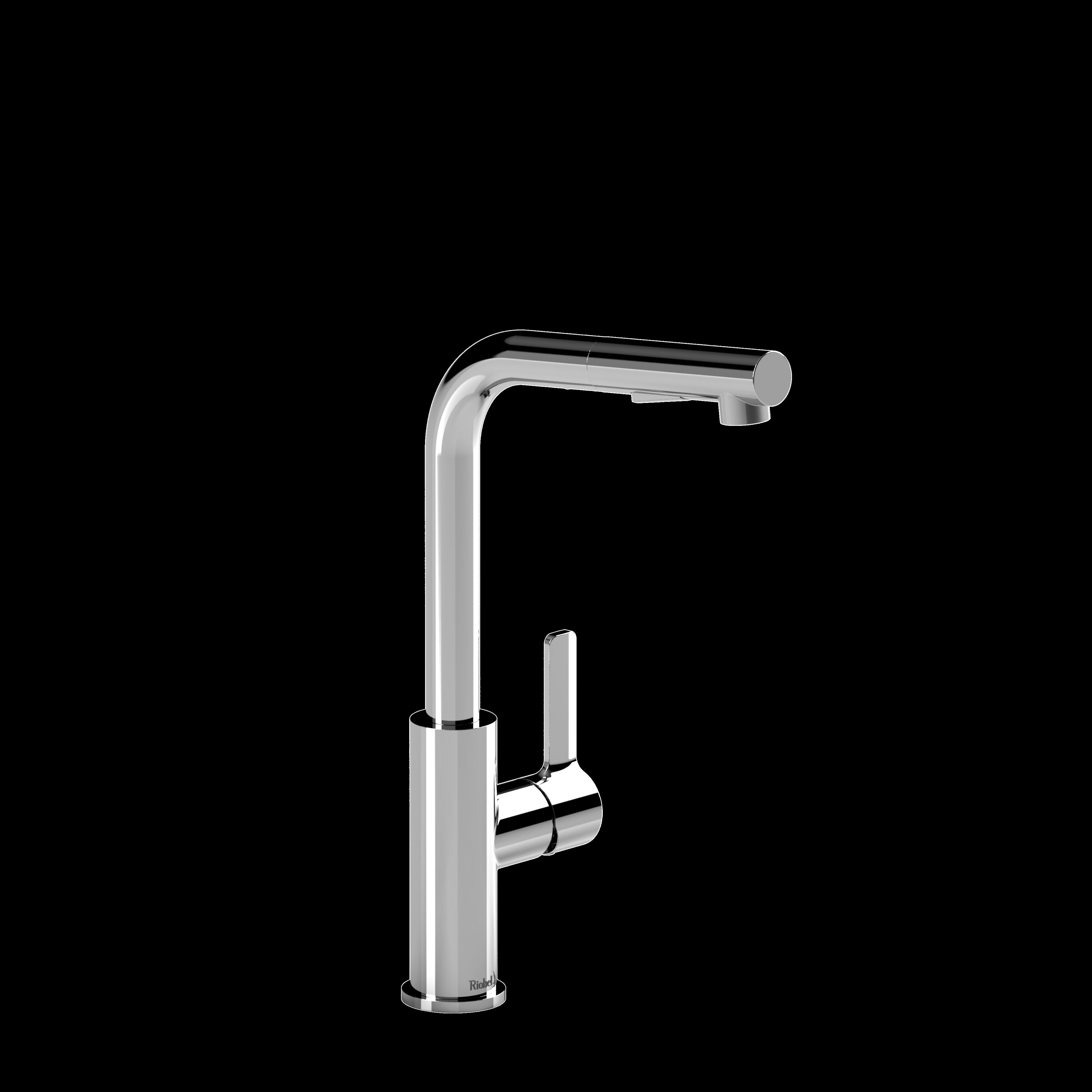 Riobel Pro PX101C- Pixi kitchen faucet with spray - FaucetExpress.ca