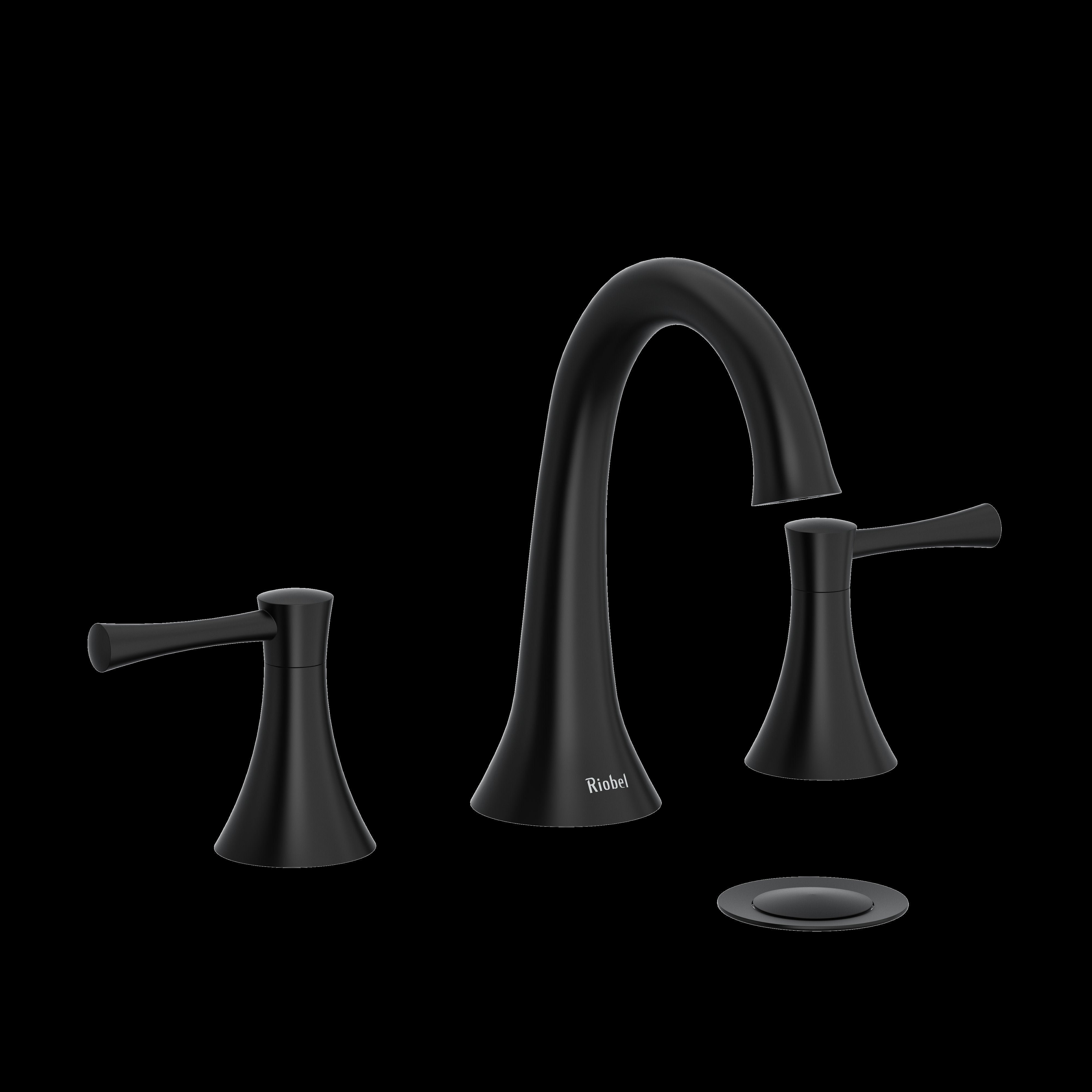 Riobel ED08LBK- 8" lavatory faucet