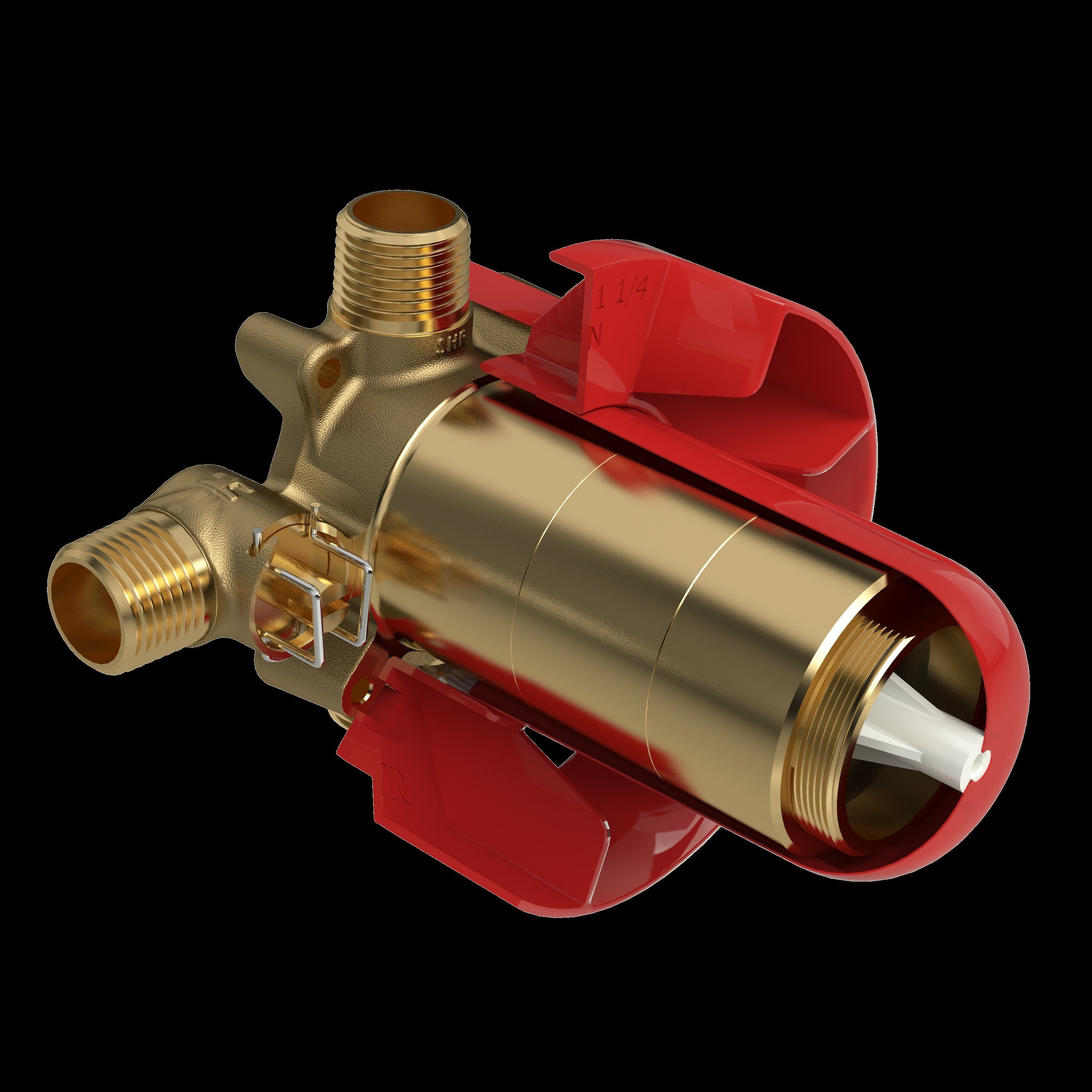 Riobel Pro R93- 2-way Type T/P (thermostatic/pressure balance) valve rough - FaucetExpress.ca